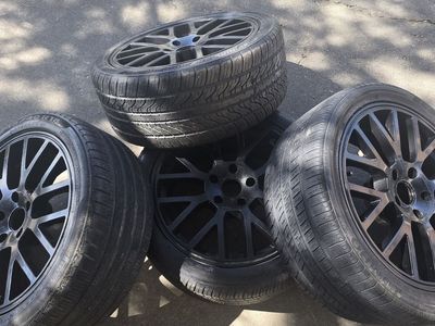 245/40 R18 wheels and tires with a 5x127 (5x5) Lug pattern