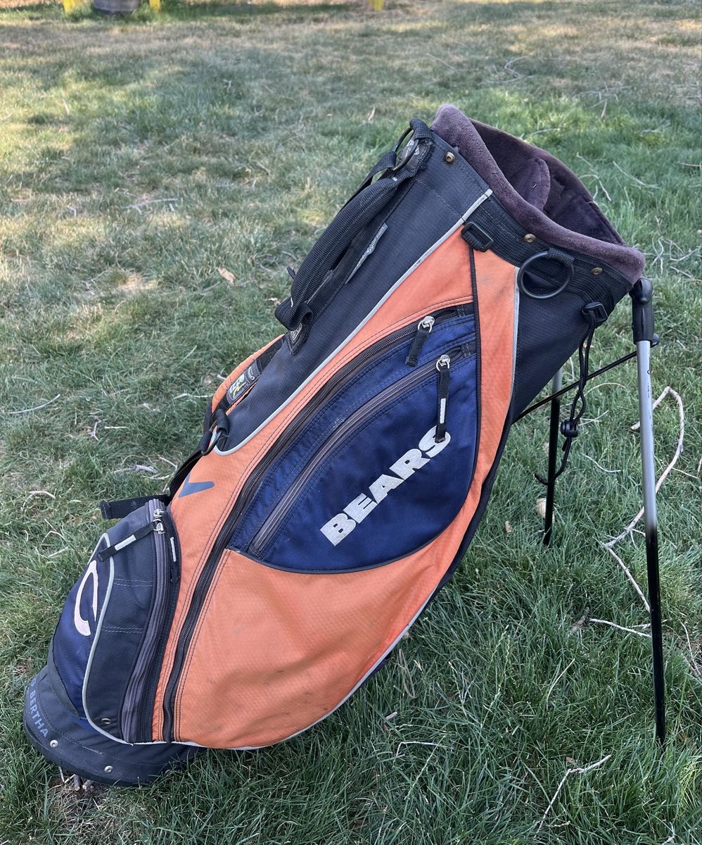 Callaway Big Bertha Golf Stand Bag - Chicago Bears Edition, Orange & Navy Blue