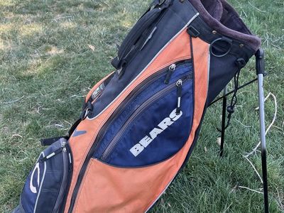Callaway Big Bertha Golf Stand Bag - Chicago Bears Edition, Orange & Navy Blue