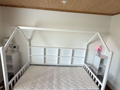I have two! House Frame Trundle Bed with Storage - White, Excellent Condition, Twin Size, Montessori Style