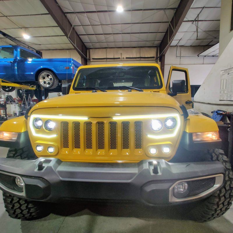 Jeep Wrangler JL/JT Aftermarket Grill - Oracle Vector