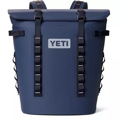 YETI Hopper M20 Backpack Soft Cooler - Navy Blue, Leakproof, Portable