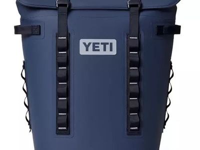 YETI Hopper M20 Backpack Soft Cooler - Navy Blue, Leakproof, Portable