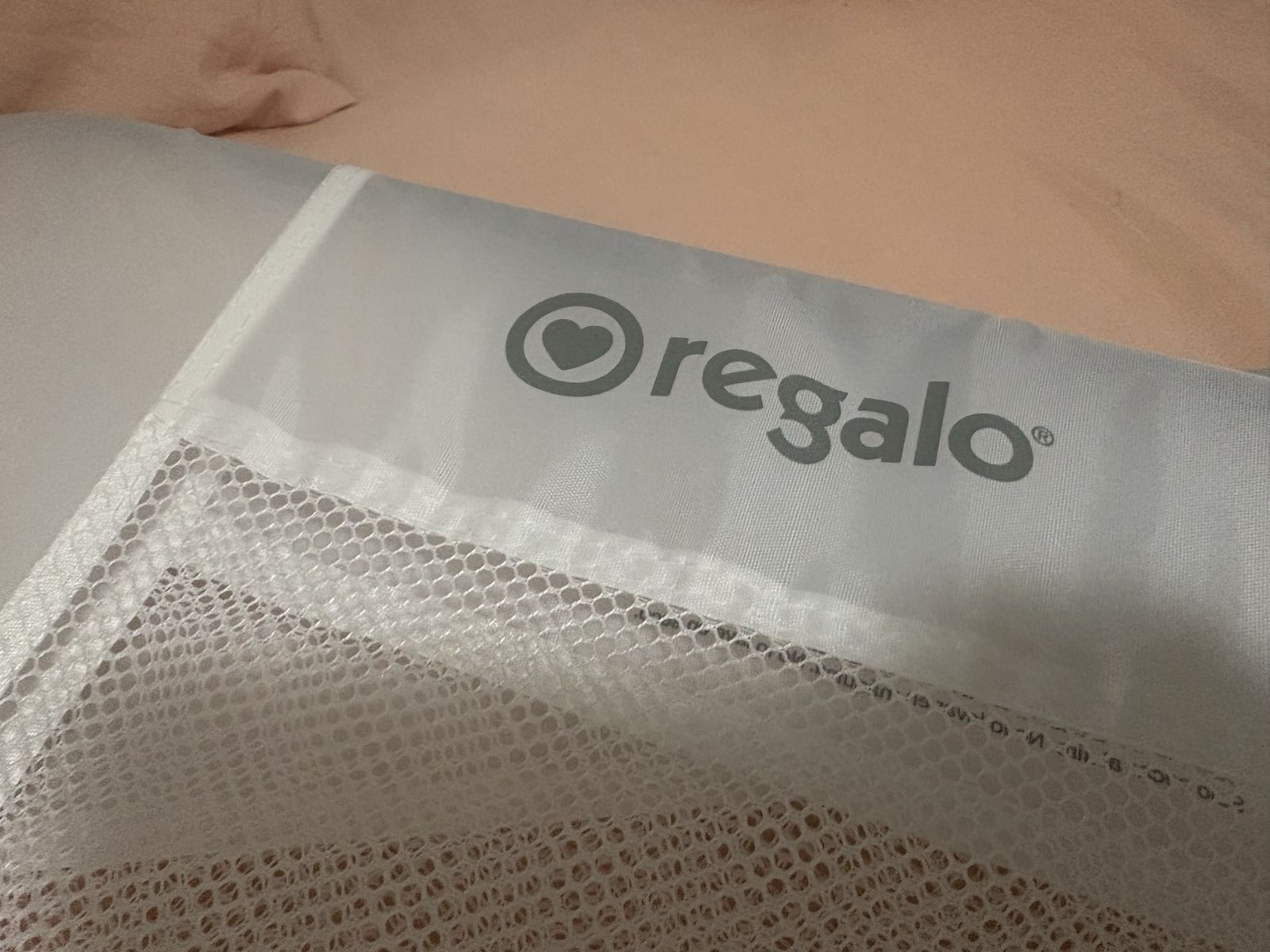 2 White Regalo Rails