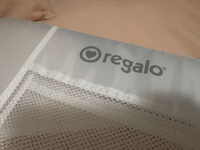 2 White Regalo Rails