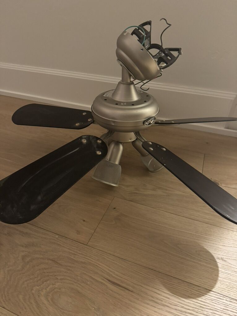 Modern Ceiling Fan with LED Light – Like New – $75