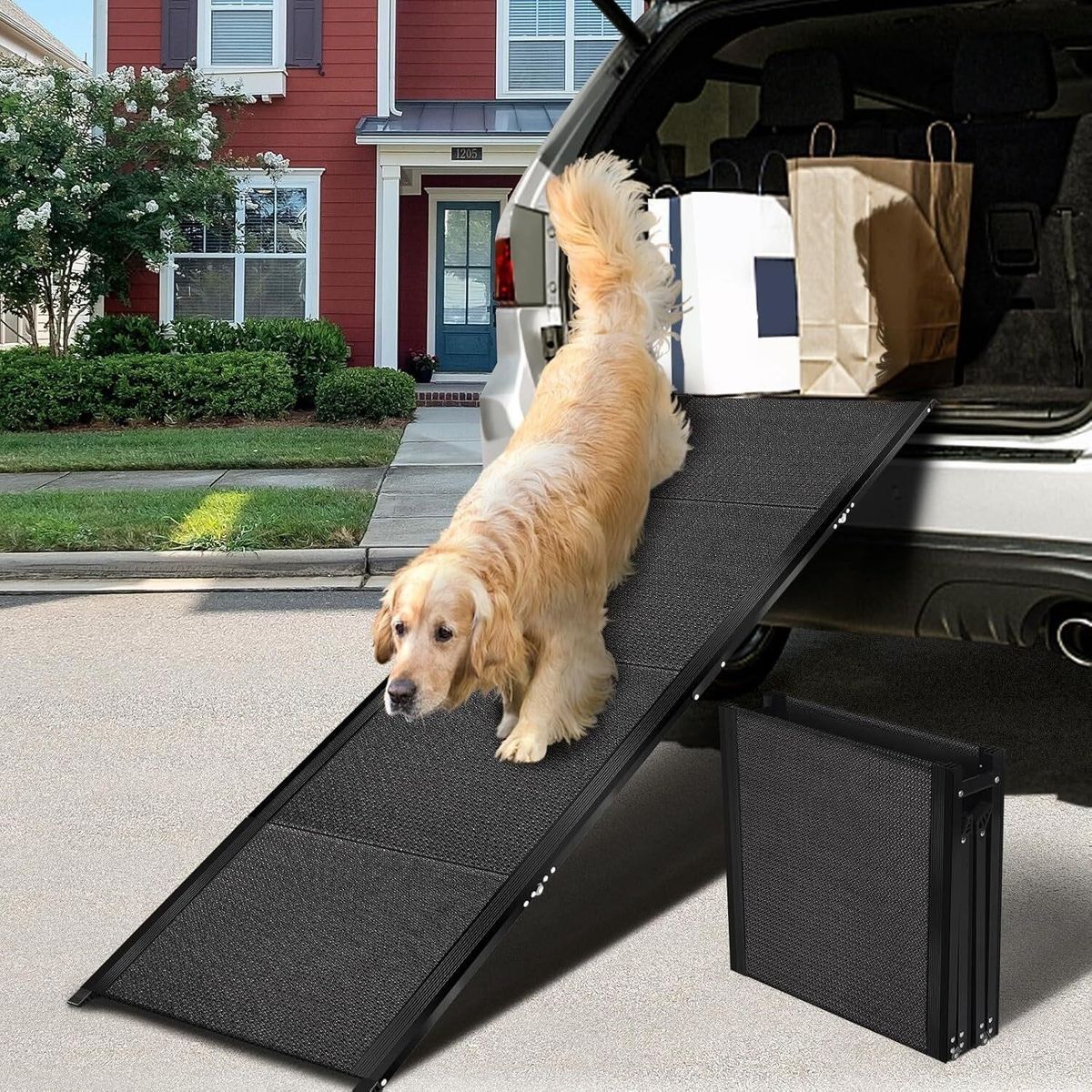 Heavy Duty Aluminum Foldable Dog Ramp