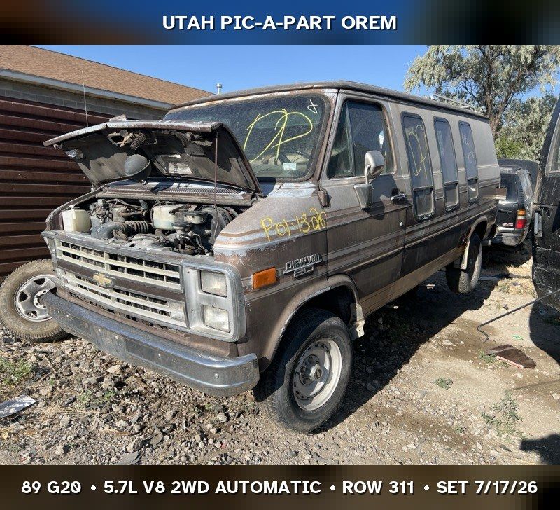 1989 Chevrolet G20 Parts - UTPAP Orem