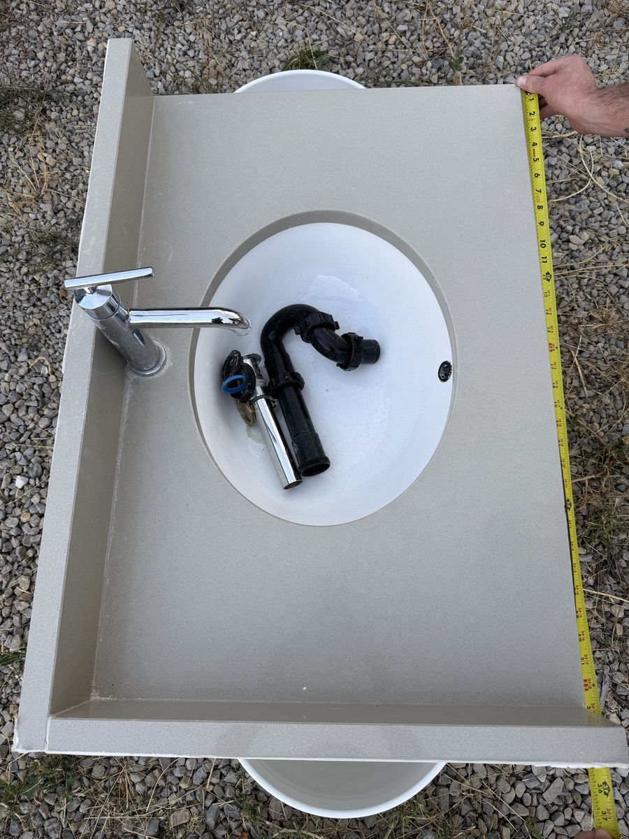 Free counter top and sink!