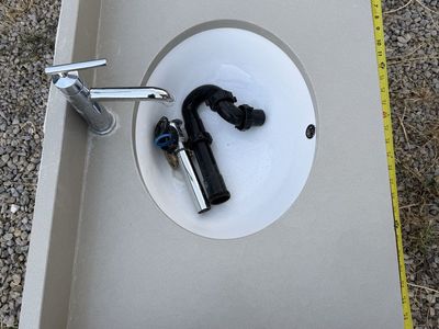 Free counter top and sink!