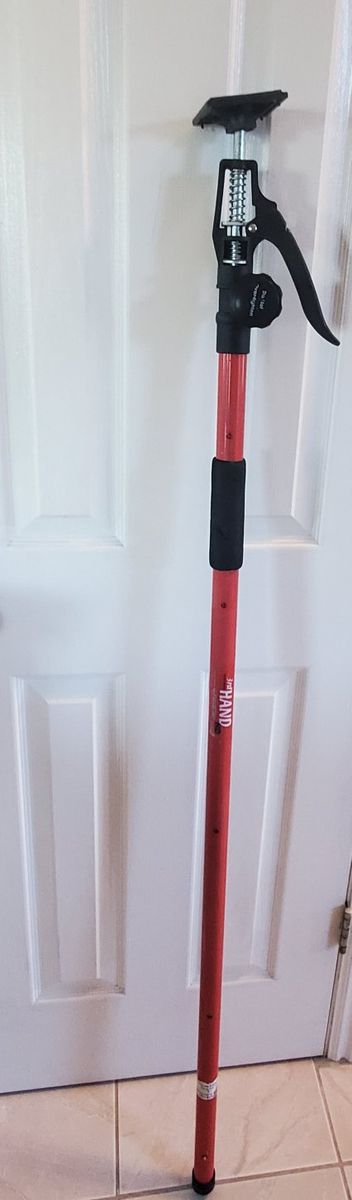 3rd Hand Support System Red Steel Multi-Purpose Extensible Support Rod for Construction & Home