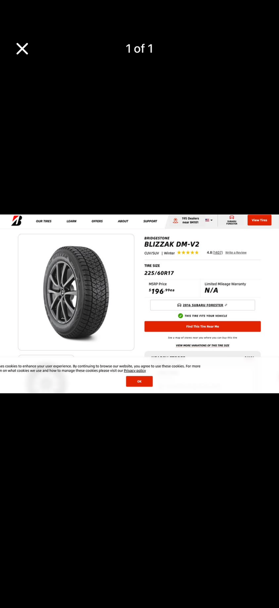 Blizzak Tires