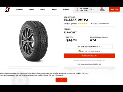 Blizzak Tires