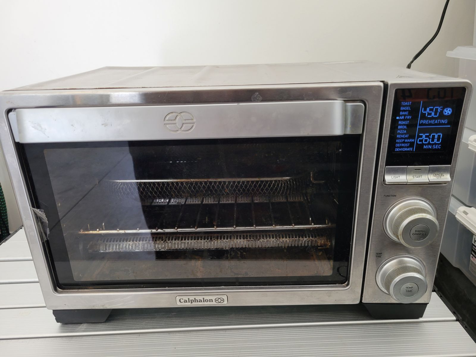 Calphalon Extra Large Toaster Oven – Quartz Heat – Works Great