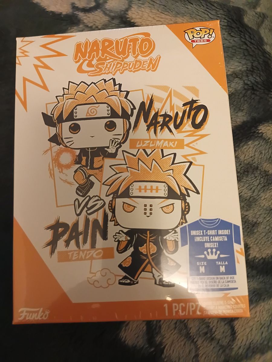 Funko Pop! Tees Naruto Shippuden Naruto vs Pain T-Shirt Box Medium