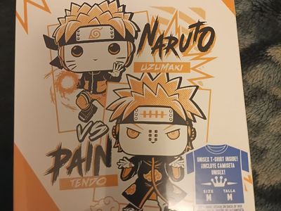 Funko Pop! Tees Naruto Shippuden Naruto vs Pain T-Shirt Box Medium