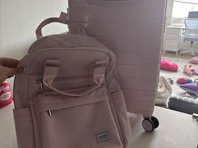 Luggage and matching backpack