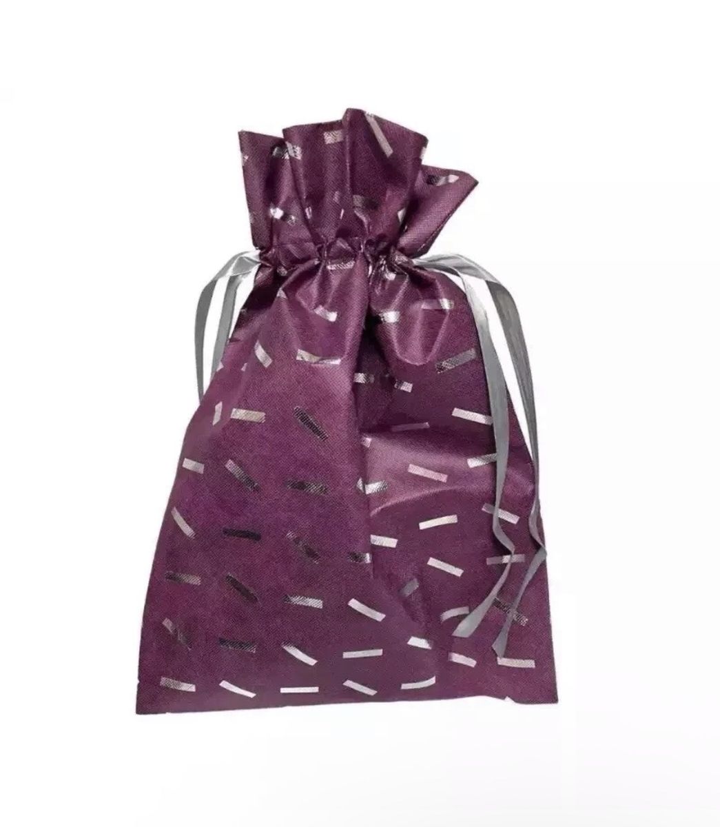 200 medium 15” purple fabric gift bags for wrapping
