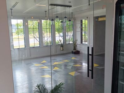 Frameless Commercial Glass Entry System – 81" x 93" and 1/2" Thick Tempered Glass