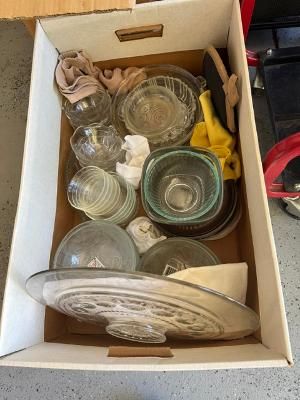 Vintage Glass Serving Ware Collection