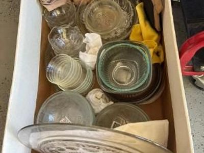 Vintage Glass Serving Ware Collection
