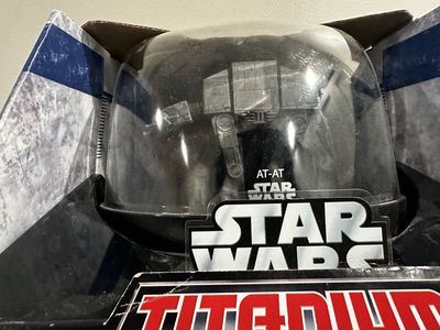 Star Wars Titanium Series AT-AT Die-Cast Vehicle Figure New In Box