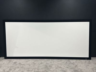 Severtson 128” projector screen 2:35:1 cinema white 1.3 gain