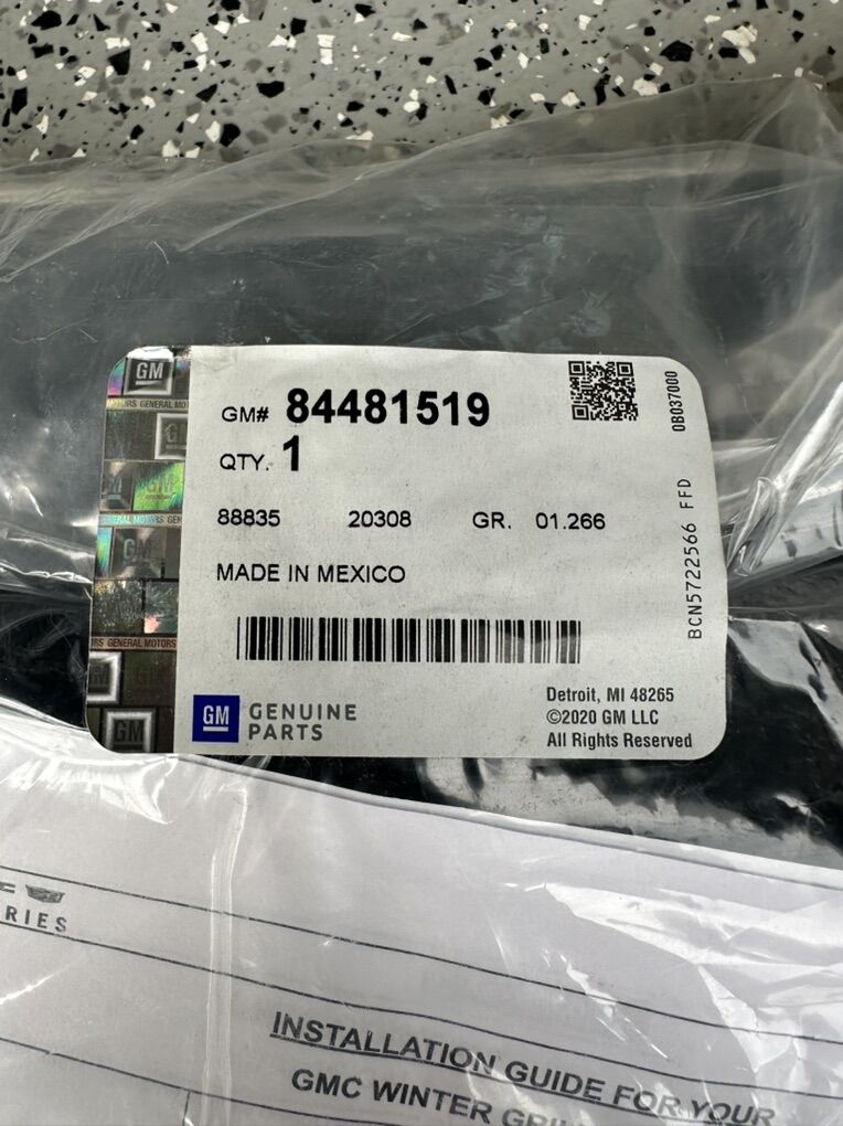 Gmc Winter Grille Cover