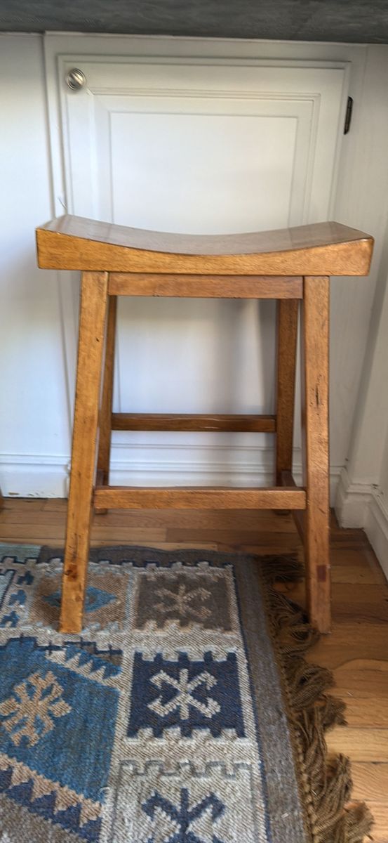 Wood barstools