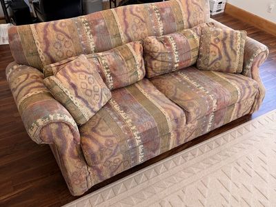 3-piece furniture set from 1995 - sofas $75 each, chair $50
