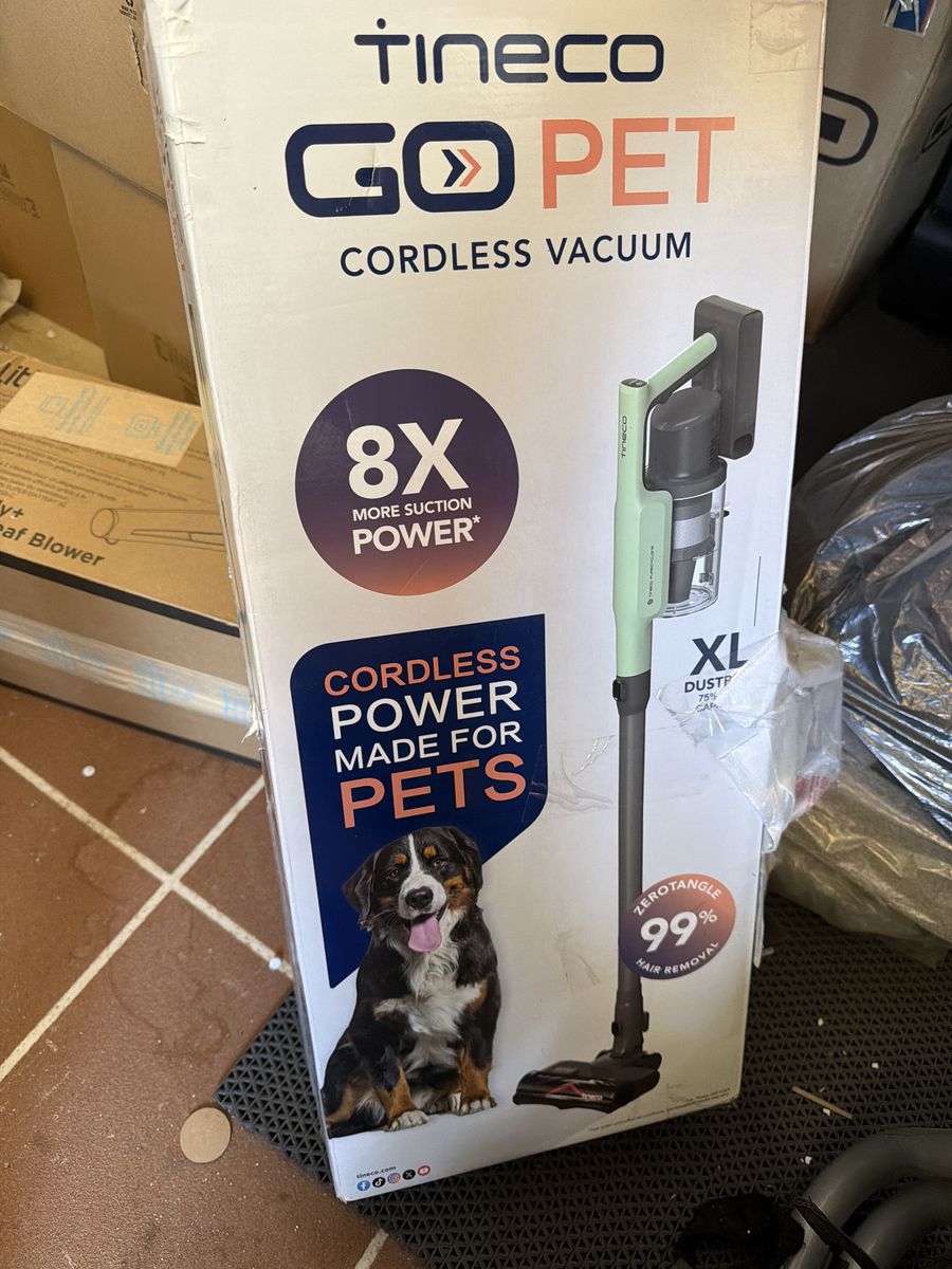 $750.00 Cordless vacume vacuum new in the box for $350.00 bagless , cordless,battery operated with patented technology