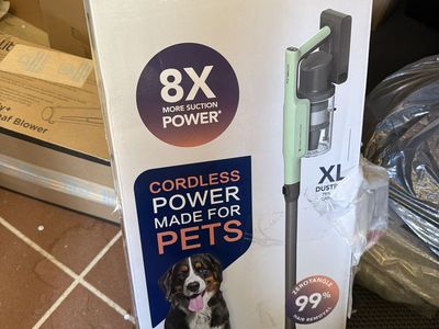 $750.00 Cordless vacume vacuum new in the box for $350.00 bagless , cordless,battery operated with patented technology