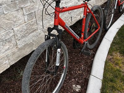 Orange bike large frame 65 bucks