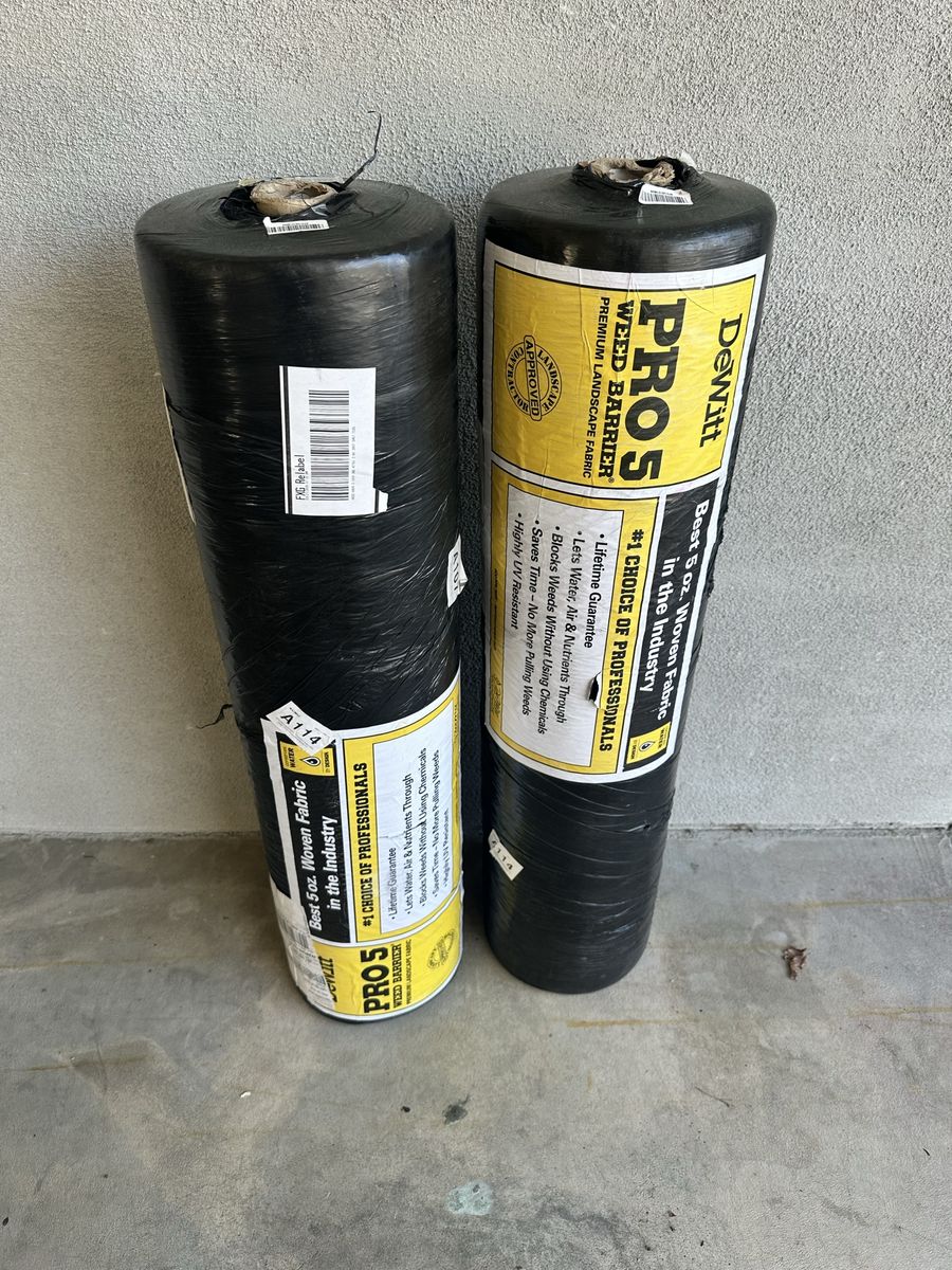 DeWitt PRO5 Premium Landscape Fabric Weed Barrier - 3' x 250' Rolls (2-Pack)