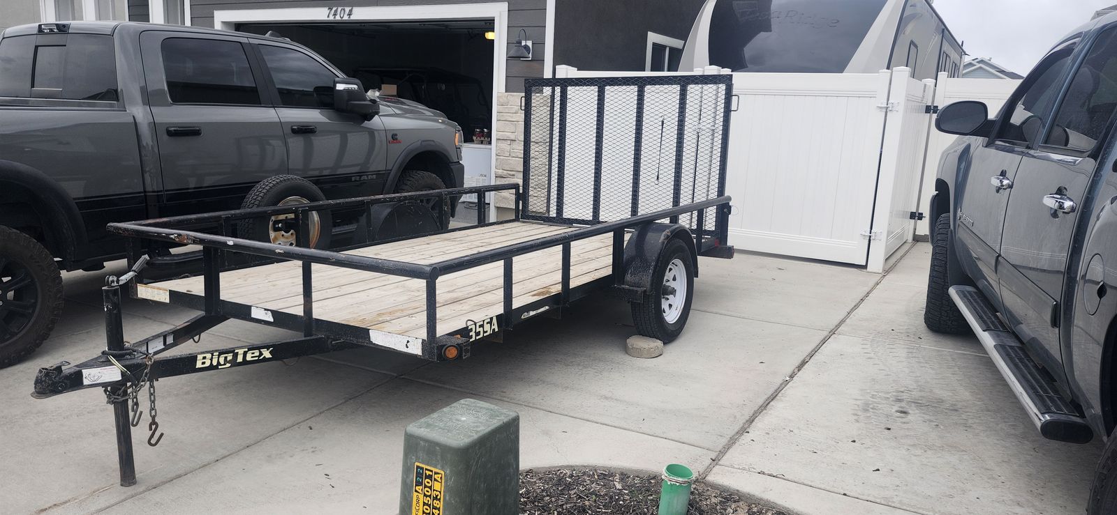Big tex 35Sa 12 foot utility trailer