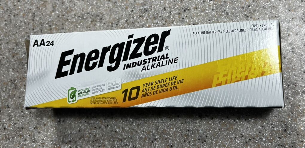 24x AA Energizer Industrial AA Alkaline Batteries