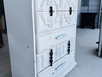 Distressed Ornate Dresser