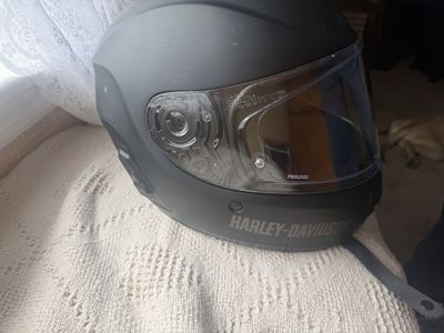 Large Harley Davidson helmet with Sena Comm system