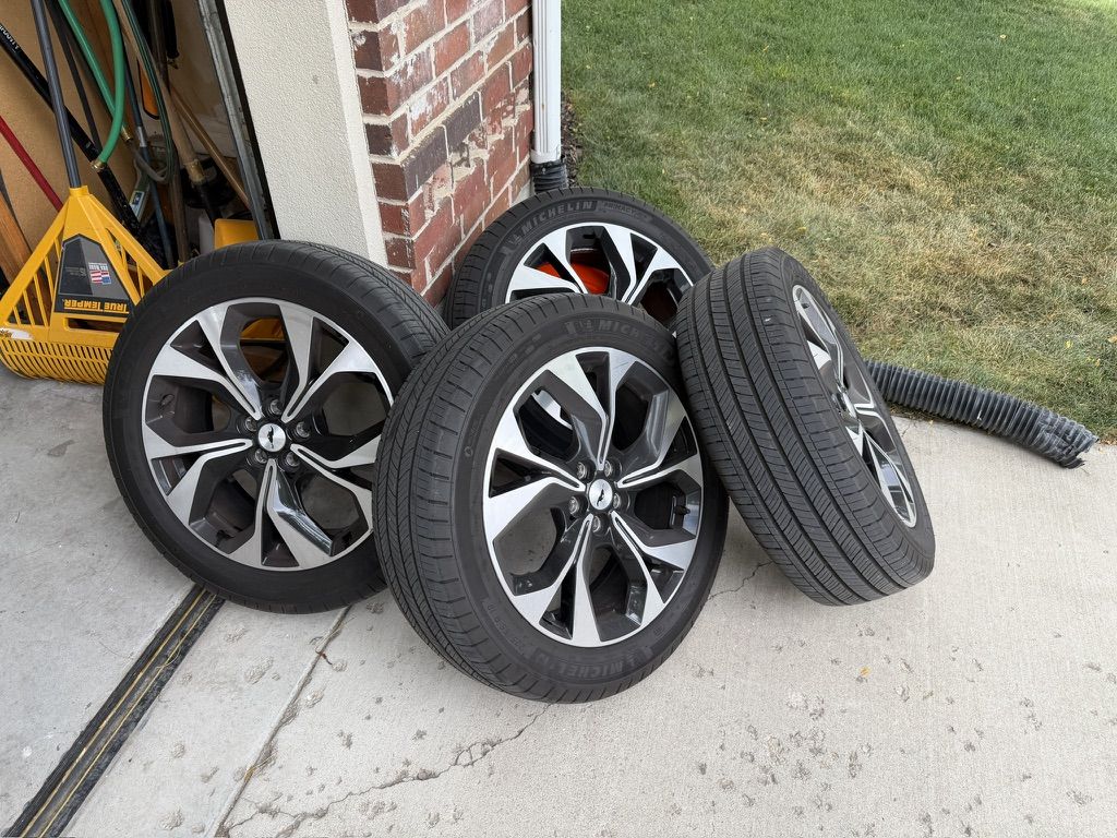 Mustang Mach e 19" wheels with Michelin Primacy A/S tires 225/55 R19