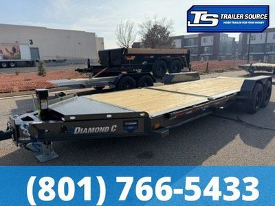 7x22 Diamond C HDT 208 Tilt Trailer - 18K GVWR - 18 Ply Tires