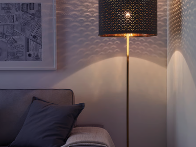 IKEA NYMO lamp shade, black