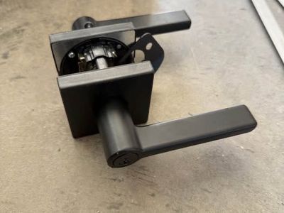 Multiple Black Kwikset Lever handle
