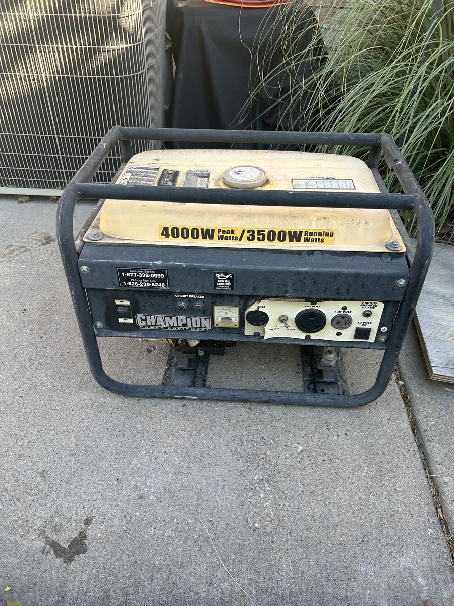 Champion 3500 W generator