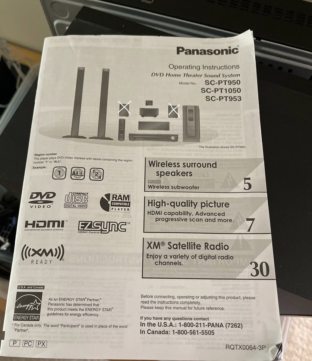 Panasonic Home Theater System