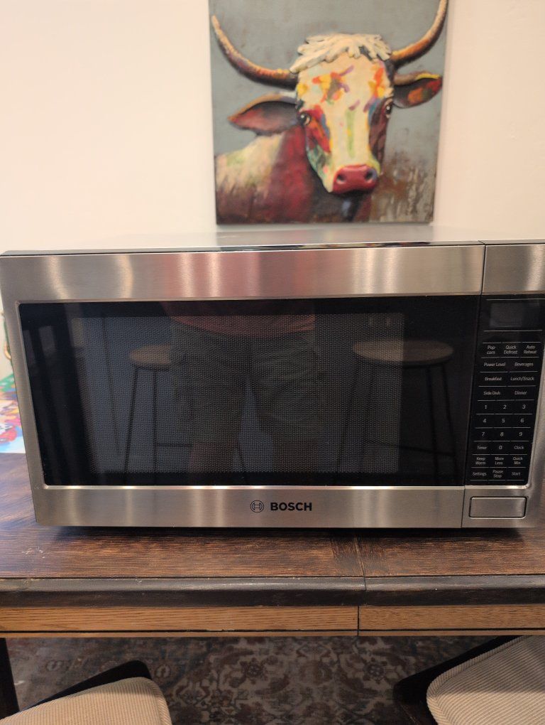 Bosch stainless steel microwave