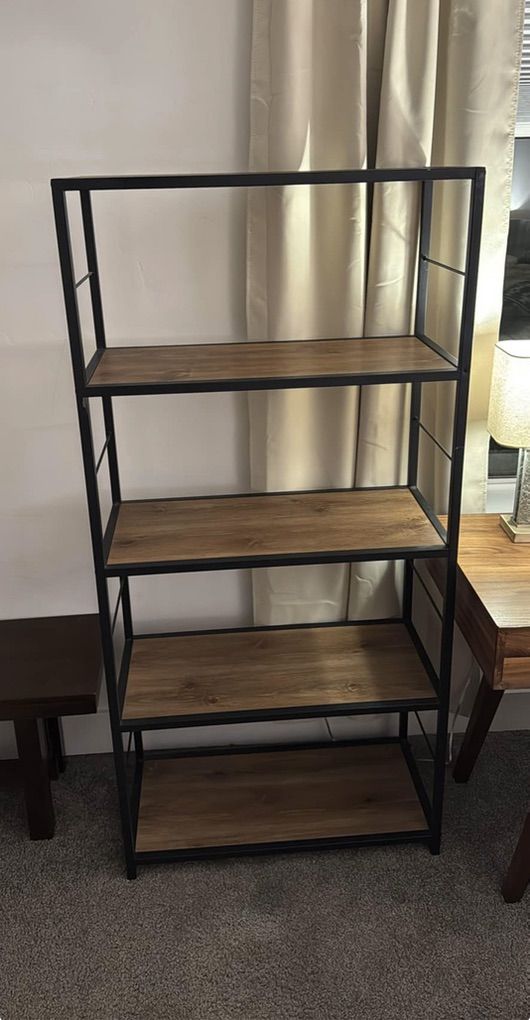 Walker Edison 60 Bookshelf Rustic/Farmhouse
