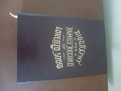 Biography and Family Record of Lorenzo Snow