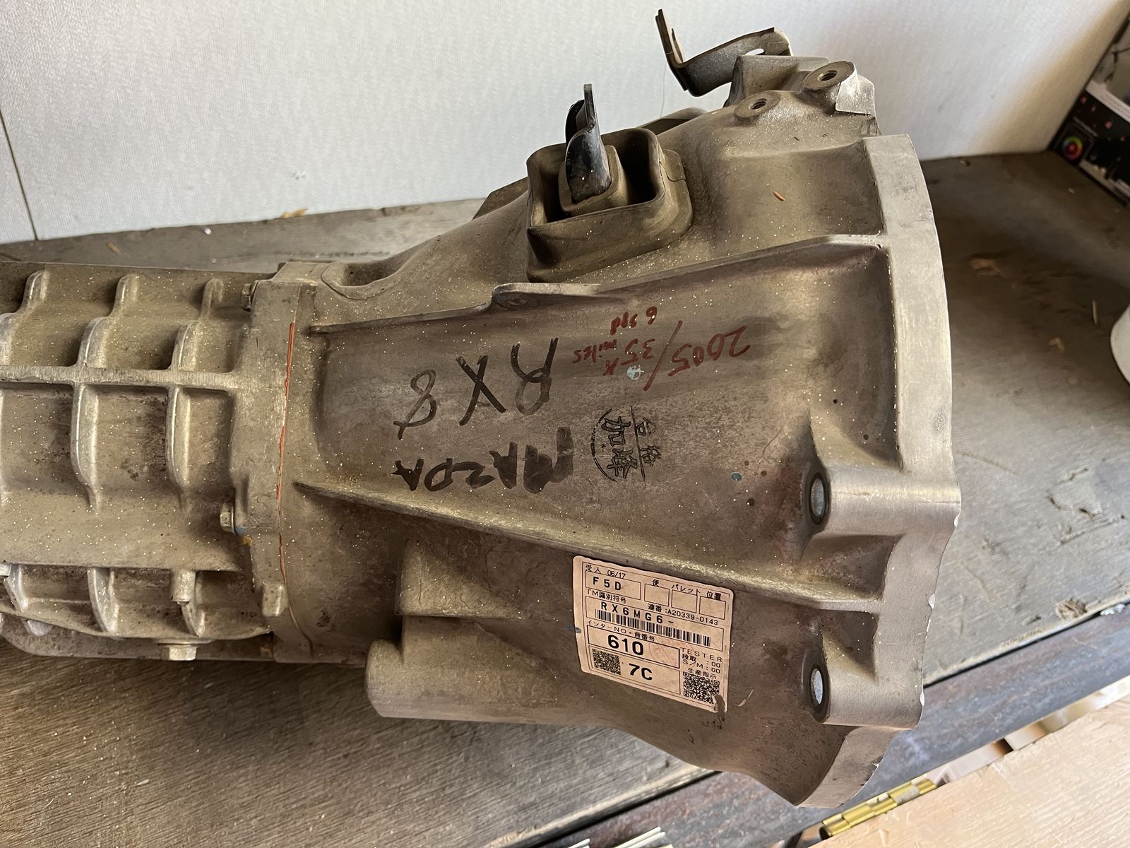Mazda rx8 6speed transmission