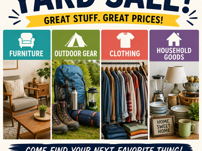YARD SALE NEAR UofU - MOVING & EVERYTHING MUST GO!! SATURDAY, AUG. 22: 8AM - 1PM