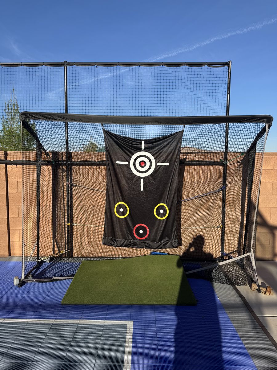 Golf Hitting Mat And Net